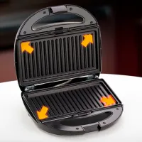 Aparat pentru sandvișuri Clatronic ST/WA3670 800 W / Inox photo 6