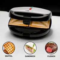 Aparat pentru sandvișuri Clatronic ST/WA3670 800 W / Inox photo 7