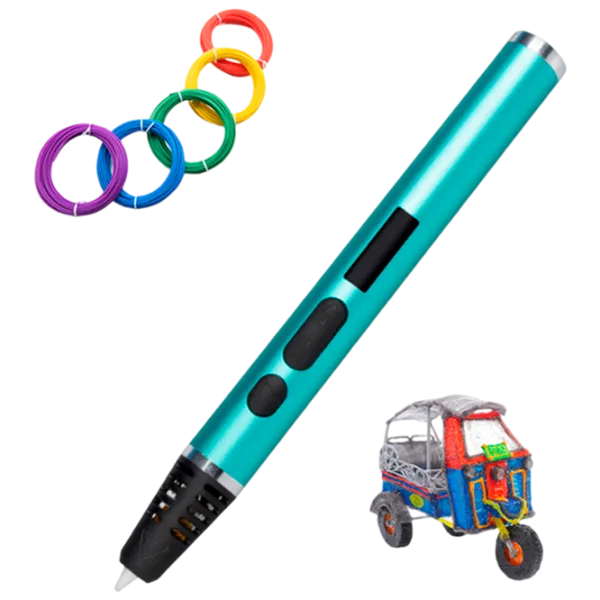 3D ручка 3DPen RP1000 Нержавеющая сталь/ Синий photo 2 3D ручка 3DPen RP1000 Нержавеющая сталь/ Синий photo 2