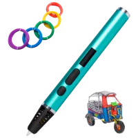 3D ручка 3DPen RP1000 Нержавеющая сталь/ Синий photo 2
