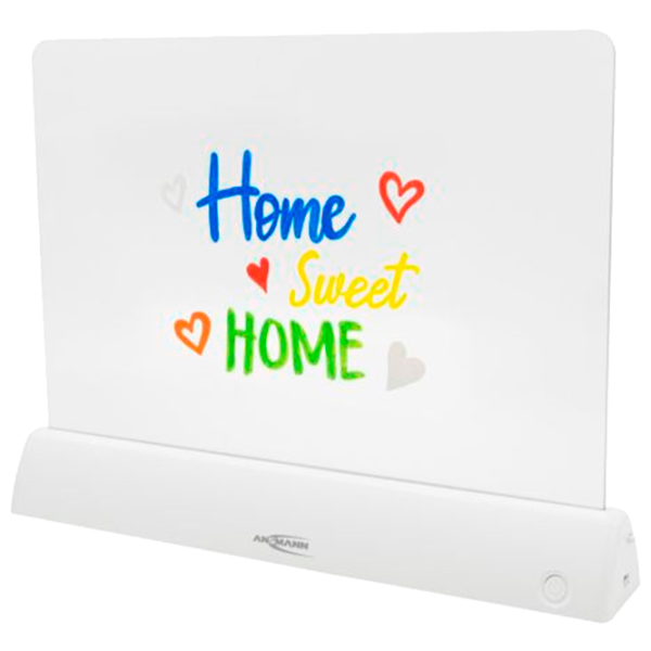 Настольная лампа фан Ansmann Decorative Drawing Board Белый photo 1