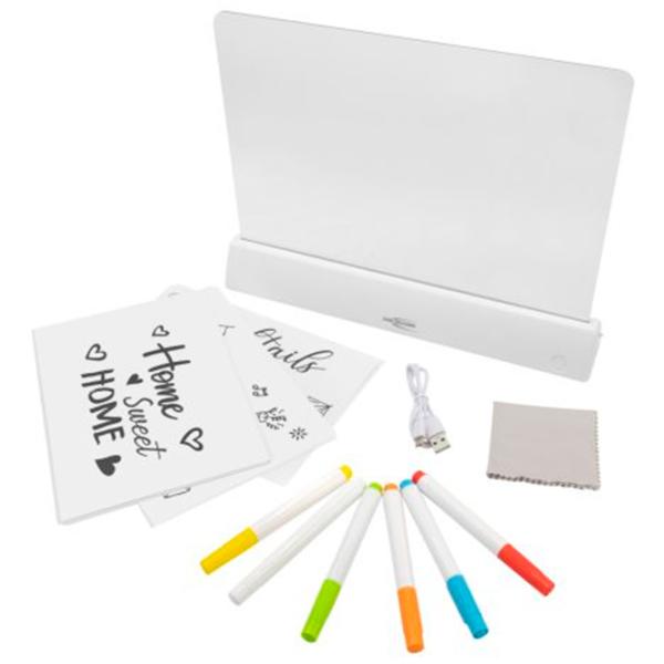 Настольная лампа фан Ansmann Decorative Drawing Board Белый photo 3