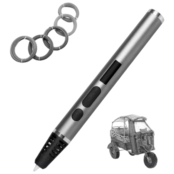 3D ручка 3DPen RP1000 Нержавеющая сталь/ Серый photo 2