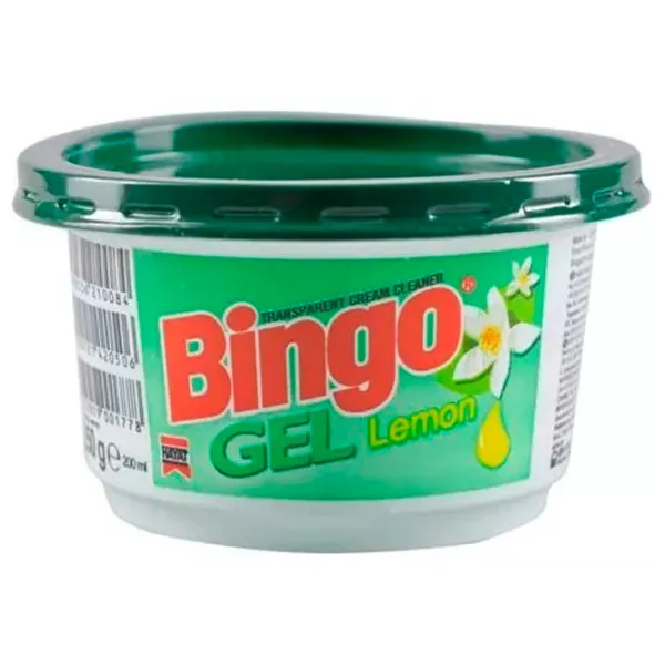 Средство для мытья посуды Bingo Gel Lemon 0.2 л / Лимон photo 1