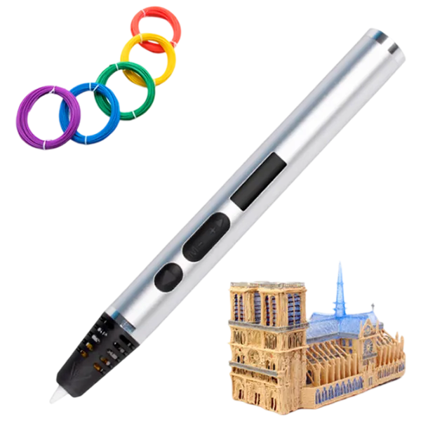 3D ручка 3DPen RP1000 Нержавеющая сталь/ Белый photo 2