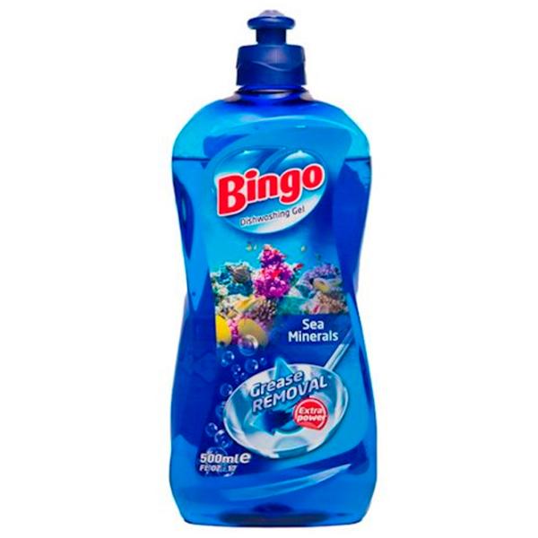 Средство для мытья посуды Bingo Sea Minerals 0.5 л /  photo 1 Средство для мытья посуды Bingo Sea Minerals 0.5 л /  photo 1