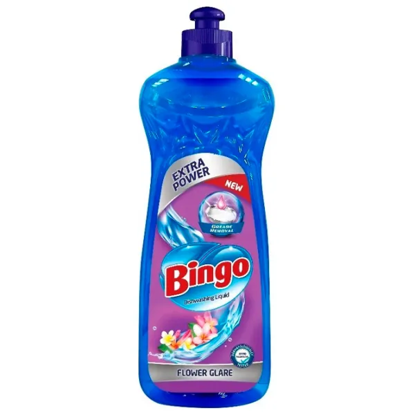 Средство для мытья посуды Bingo Flower Glare 0.4 л / цветы photo 1 Средство для мытья посуды Bingo Flower Glare 0.4 л / цветы photo 1