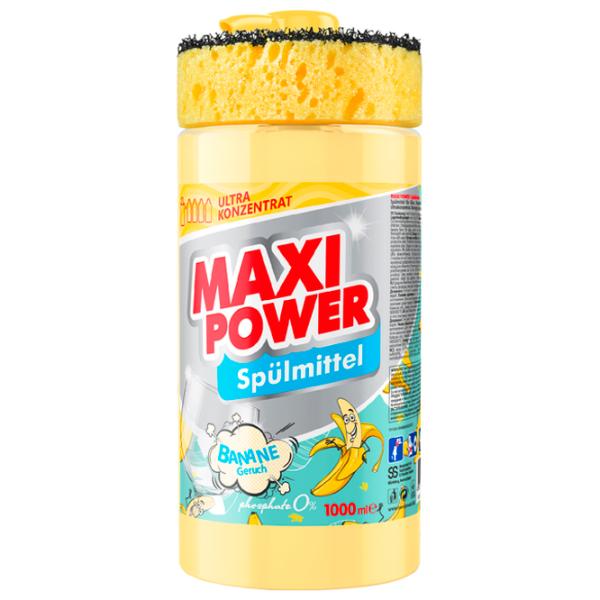 Средство для мытья посуды Maxi Power Banana 1 л / Банан photo 1 Средство для мытья посуды Maxi Power Banana 1 л / Банан photo 1
