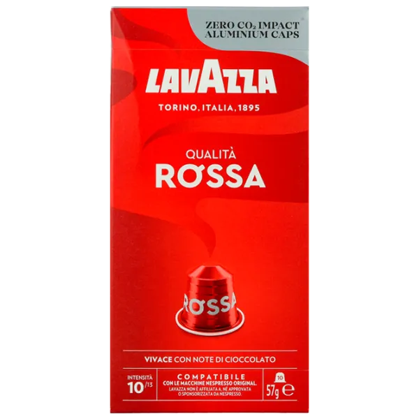 Cafea LAVAZZA ROSSA Capsule / Nespresso / 10 capsule photo 1