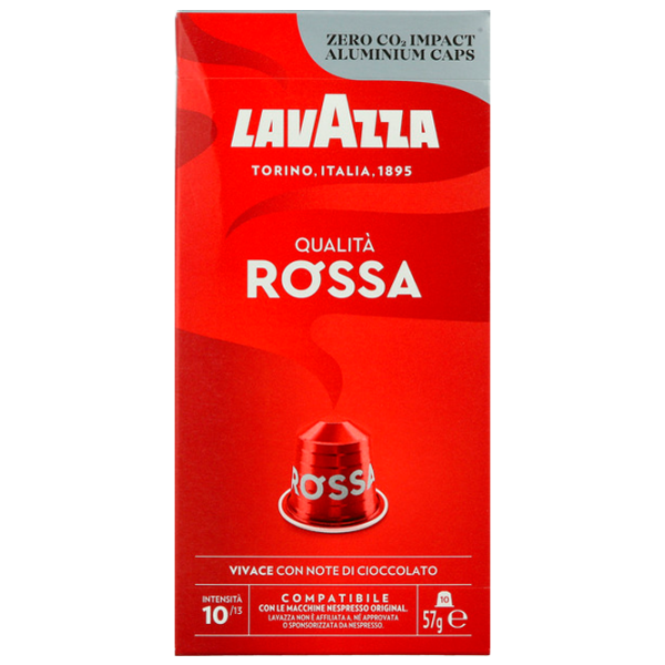 Cafea LAVAZZA ROSSA Capsule / Nespresso / 10 capsule photo 1