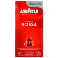 Cafea LAVAZZA ROSSA Capsule / Nespresso / 10 capsule