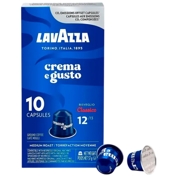 Кофе LAVAZZA CREMA E GUSTO Капсулы / Nespresso / 10 капсул photo 1