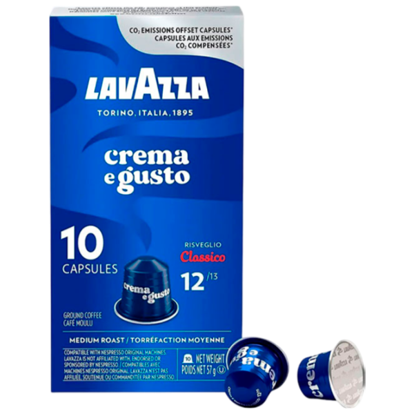 Кофе LAVAZZA CREMA E GUSTO Капсулы / Nespresso / 10 капсул photo 1
