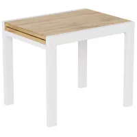 Кухонный стол раскладной Mobicasa Kors ДСП/ Белый