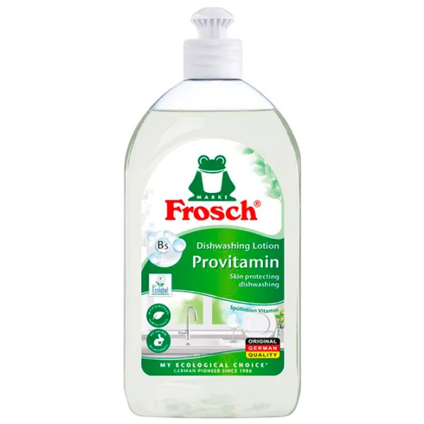 Средство для мытья посуды Frosch Sensitiv Vitamin 0.5 л /  photo 1 Средство для мытья посуды Frosch Sensitiv Vitamin 0.5 л /  photo 1