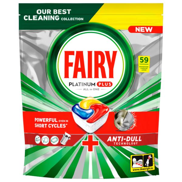 Средство для посудомоечных машин Fairy Platinum Plus  / Лимон photo 1 Средство для посудомоечных машин Fairy Platinum Plus  / Лимон photo 1