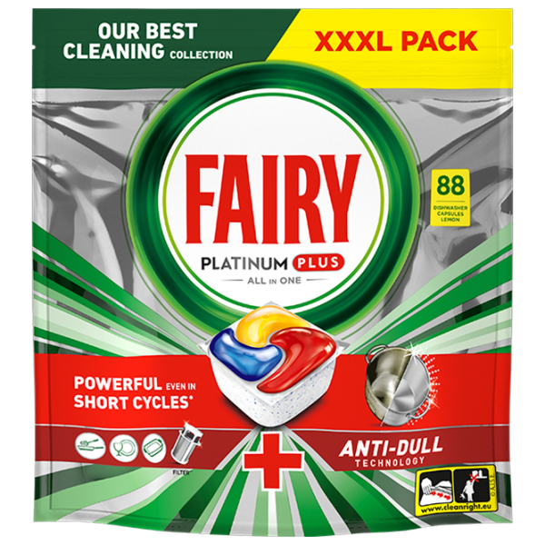Средство для посудомоечных машин Fairy Platinum Plus  / Лимон photo 1 Средство для посудомоечных машин Fairy Platinum Plus  / Лимон photo 1