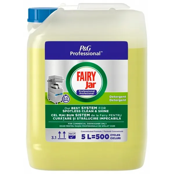 Soluție de spălare Fairy Jar P&G Professional 5 l /  photo 1 Soluție de spălare Fairy Jar P&G Professional 5 l /  photo 1