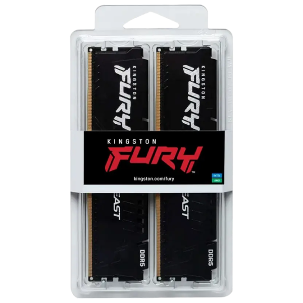 Оперативная память Kingston FURY Beast KF556C36BBEK2-16  / DDR5 / 16 ГБ photo 2