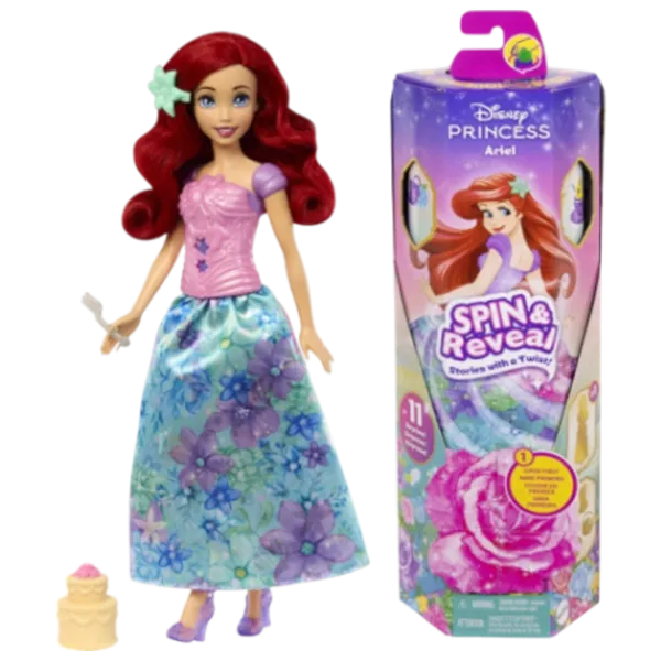 Păpușă Disney Ariel Fashion HTV88  prințesă / 3+ photo 1