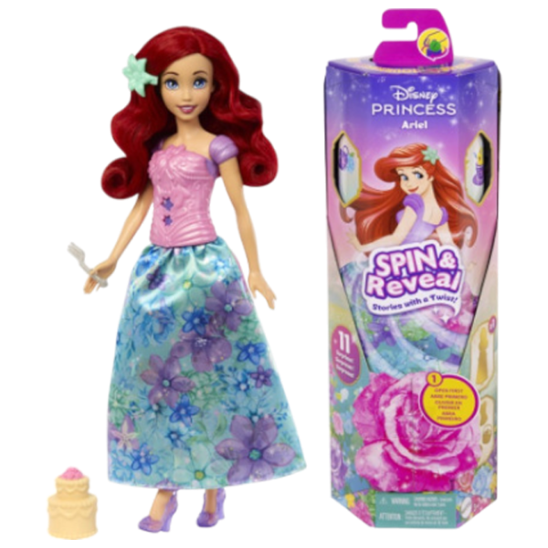 Păpușă Disney Ariel Fashion HTV88  prințesă / 3+ photo 1