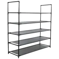 Стеллаж для обуви Mobhaus Madilo (Black) 89 x 86 x 28см /Black /Черный