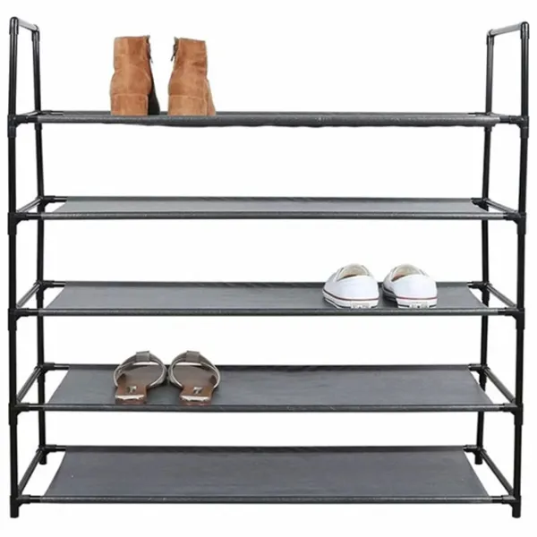 Стеллаж для обуви Mobhaus Madilo (Black) 89 x 86 x 28см /Black /Черный photo 2 Стеллаж для обуви Mobhaus Madilo (Black) 89 x 86 x 28см /Black /Черный photo 2