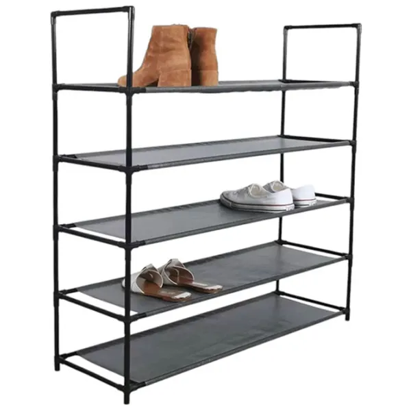 Стеллаж для обуви Mobhaus Madilo (Black) 89 x 86 x 28см /Black /Черный photo 4 Стеллаж для обуви Mobhaus Madilo (Black) 89 x 86 x 28см /Black /Черный photo 4