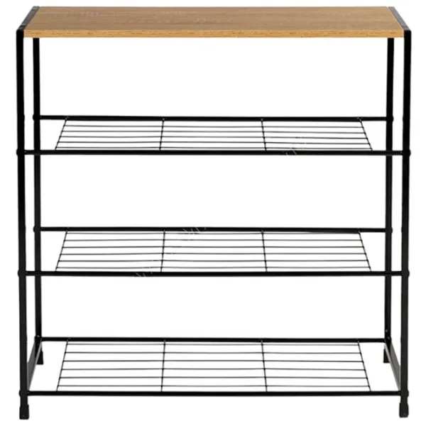Etajeră pentru încălțăminte Modern Home XJ633063A1 (Oak/Black) 63.5 x 62.5 x 30.5 /Black /Fag photo 1 Etajeră pentru încălțăminte Modern Home XJ633063A1 (Oak/Black) 63.5 x 62.5 x 30.5 /Black /Fag photo 1