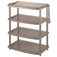 Стеллаж для обуви Bytplast 45714 Paola 4 полки 49X31X78cm  78 x 49 x 31см /Brown /Коричневый