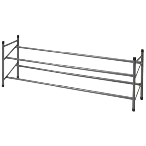 Стеллаж для обуви Storage Solutions 46888 2 металлические полки 62 x 115 x 23см /Серый /Серый photo 1