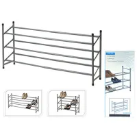 Etajeră pentru încălțăminte Storage Solutions 46889 3 rafturi metal 62 x 115 x 23 /Gray /Gray photo 2