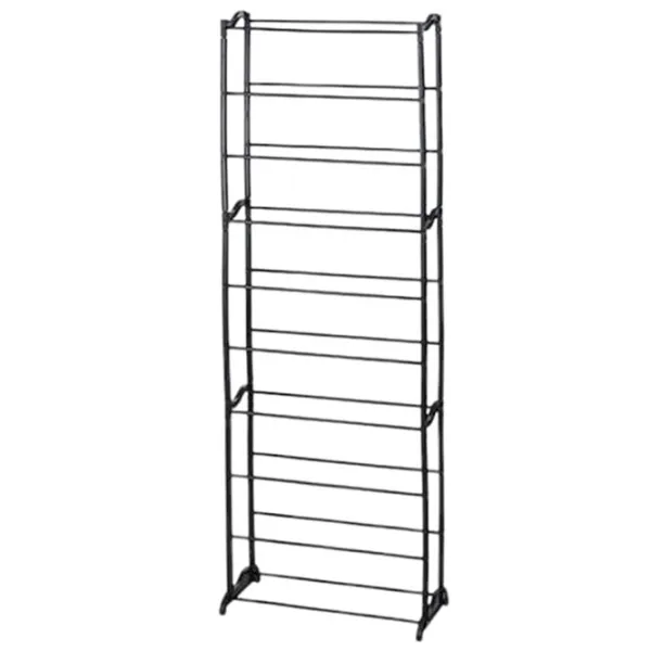 Стеллаж для обуви Holland 46915 Storage Solutions 10 полок 50x24x130cm  130 x 50 x 24см /Black /Черный photo 1