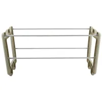 Etajeră pentru încălțăminte MSV 54188 culisant 60X20X29cm  29 x 60 x 20 /Gray /Taupe