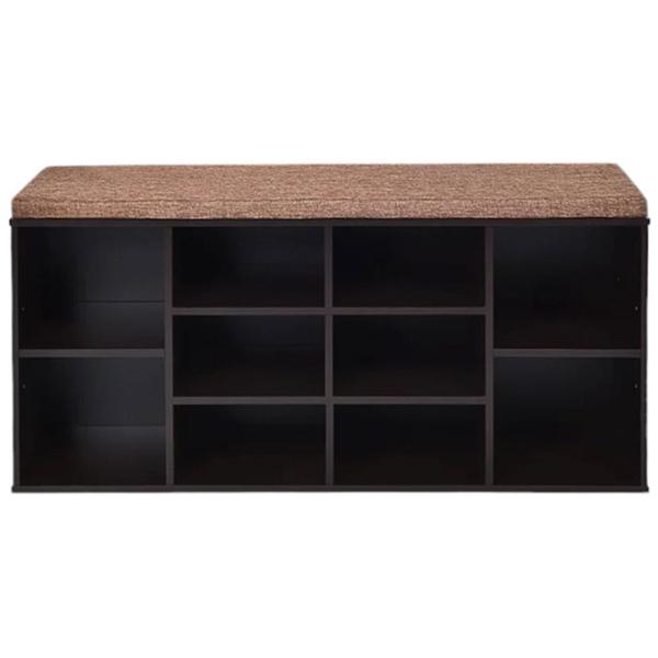 Стеллаж для обуви Costway HW63680BN (Brown)  48 x 104 x 30см /Brown /Коричневый photo 1 Стеллаж для обуви Costway HW63680BN (Brown)  48 x 104 x 30см /Brown /Коричневый photo 1