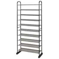 Etajeră pentru încălțăminte Crostway HW63424 (Black)  152 x 66 x 29 /Black /Black