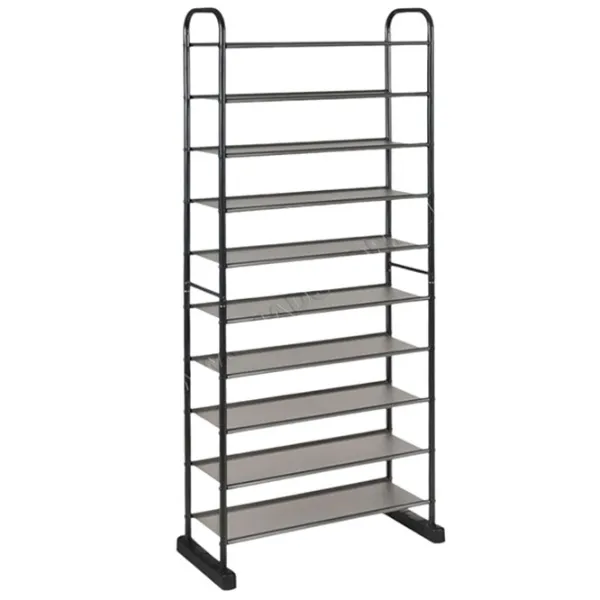 Стеллаж для обуви Crostway HW63424 (Black)  152 x 66 x 29см /Black /Черный photo 4