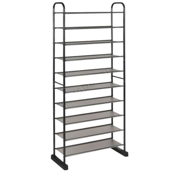 Стеллаж для обуви Crostway HW63424 (Black)  152 x 66 x 29см /Black /Черный photo 4