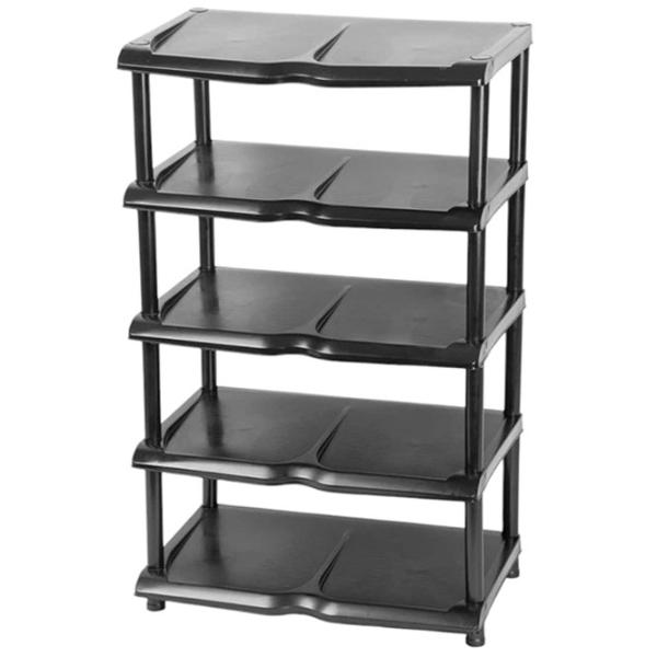 Etajeră pentru încălțăminte Strend Pro 2531004 (Black)  86 x 48 x 30.5 /Black /Black photo 1