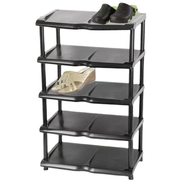 Etajeră pentru încălțăminte Strend Pro 2531004 (Black)  86 x 48 x 30.5 /Black /Black photo 4