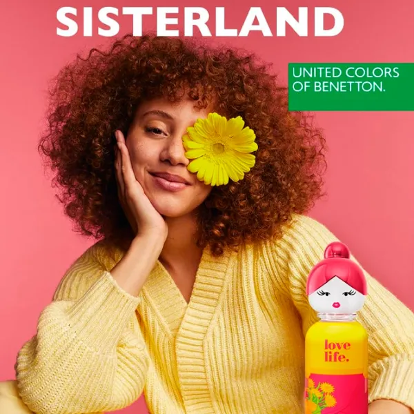 Parfum pentru femei Benetton Sisterland Yellow Peony Apă de toaletă / Floral photo 5 Parfum pentru femei Benetton Sisterland Yellow Peony Apă de toaletă / Floral photo 5