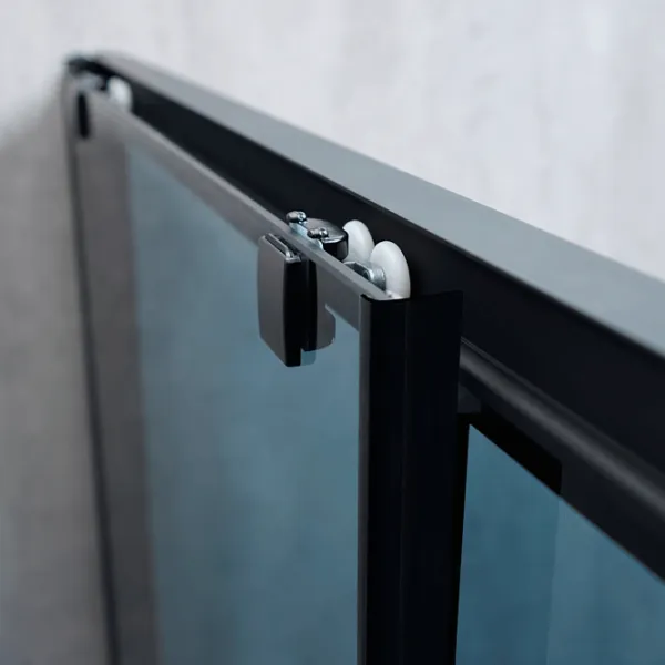 Душевые перегородки Manopera EG211/BL Прозрачный / раздвижные photo 4