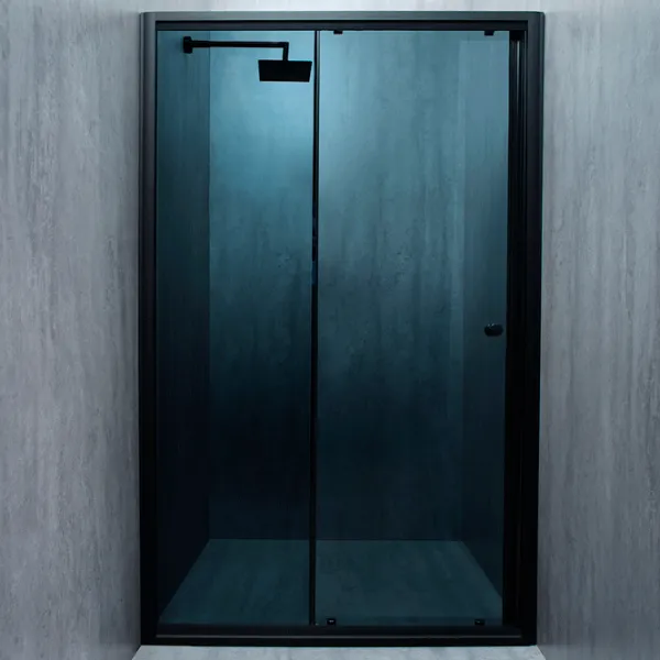 Душевые перегородки Manopera EG211/BL/G Grey / раздвижные photo 1
