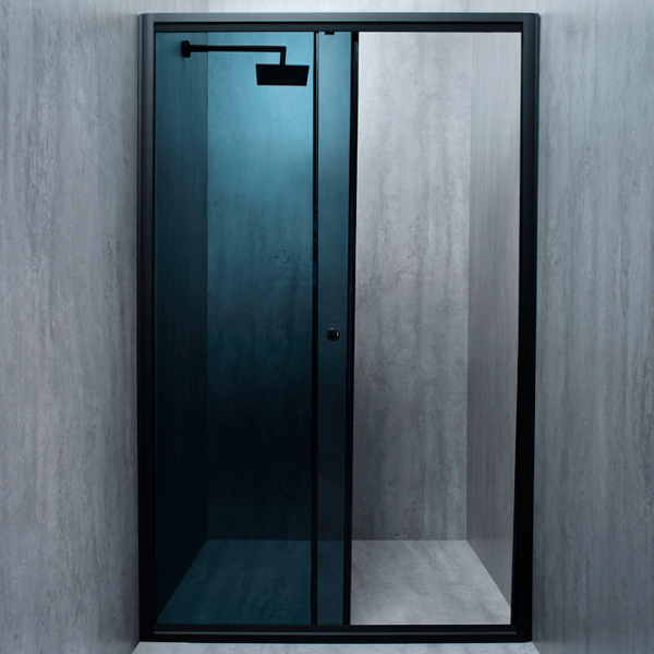 Душевые перегородки Manopera EG211/BL/G Grey / раздвижные photo 3