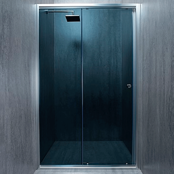 Душевые перегородки Manopera EG213/BL/G Grey / раздвижные photo 1