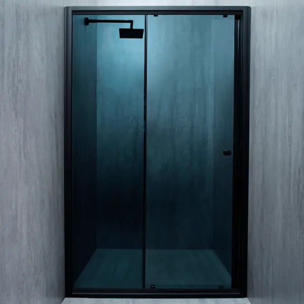 Душевые перегородки Manopera EG214/BL/G Grey / раздвижные photo 1