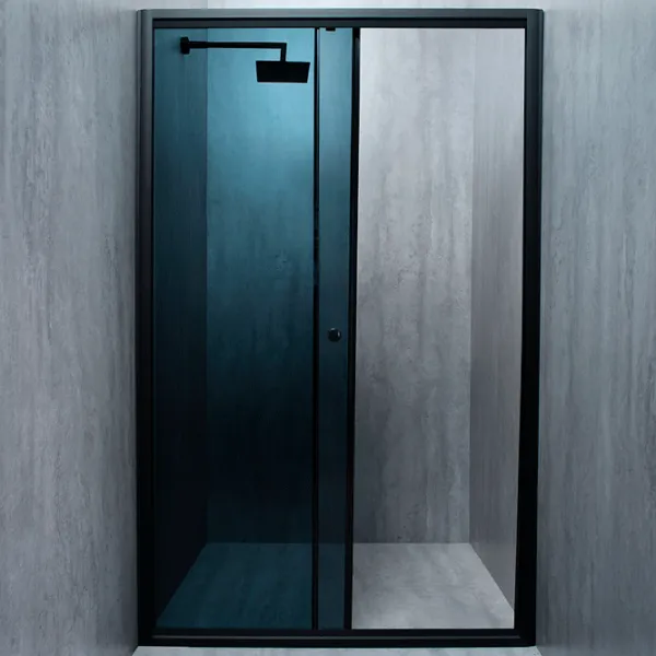 Душевые перегородки Manopera EG214/BL/G Grey / раздвижные photo 2