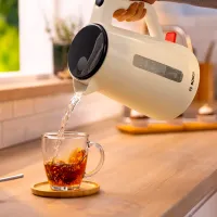 Электрочайник Bosch TWK1M127 1.7л / Закрытая спираль / Бежевый photo 2