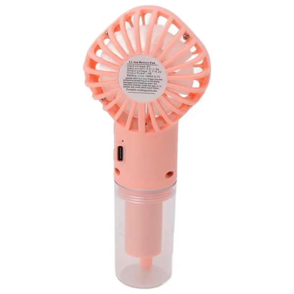 Ventilator HygroWave Hand Held Spray Fan  / Portabil / Pink photo 5