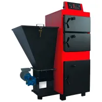 Твердотопливный котел Maktek Double Auto MKB 25 30 кВт / 300 м²